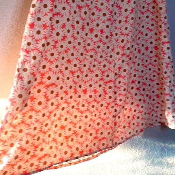 MNG a line flower print pink skirt sz M - Picture 3 of 5